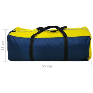 Cort camping 4 persoane, Bleumarin/Albastru deschis - Img 7