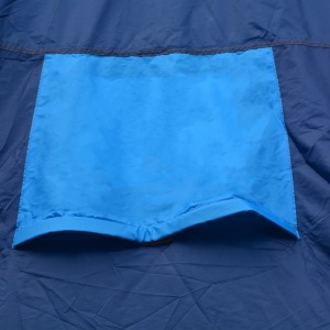 Cort camping textil, 9 persoane, albastru inchis și albastru - Img 4