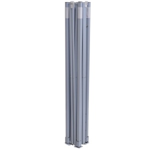 Cort de petrecere pliabil cu 4 pereți, albastru, 2 x 2 m, oțel - Img 6