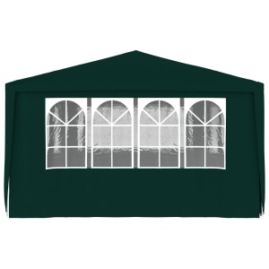 Cort de petrecere profesional cu pereți verde 4 x 6 m 90 g/m² - Img 6