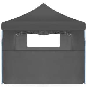 Cort petrecere pliabil cu 5 pereți laterali, antracit, 3 x 9 m - Img 5