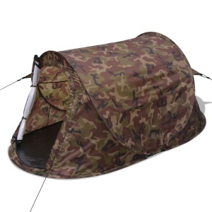 Cort pop-up pentru 2 persoane, camuflaj - Img 2
