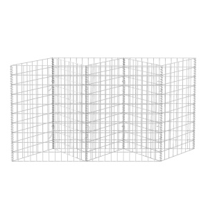 Coș gabion, 120 x 30 x 100 cm, oțel galvanizat - Img 4