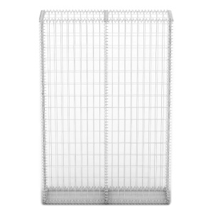 Coș gabion cu capace, sârmă galvanizată, 150 x 100 x 30 cm - Img 3