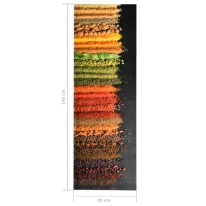 Covoraș de bucătărie, lavabil, model condimente, 45x150 cm - Img 5