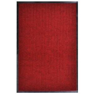 Covoraș de ușă, roșu, 117 x 220 cm, PVC