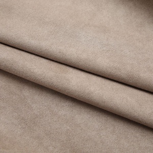 Draperii opace cu cârlige, 2 buc., gri taupe, 140 x 225 cm - Img 3