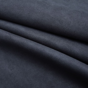 Draperii opace cu inele metalice, 2 buc, antracit, 140 x 245 cm - Img 3