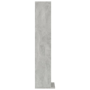 Dulap CD-uri, gri beton, 21x20x88 cm, PAL - Img 7