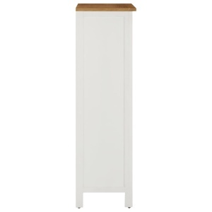 Dulap de sticle de vin, 56 x 32 x 110 cm, lemn masiv de stejar - Img 4