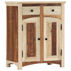Dulap lateral, 60 x 30 x 75 cm, lemn masiv reciclat - Img 10