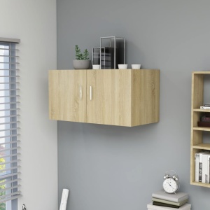 Dulap montat pe perete, stejar Sonoma, 80 x 39 x 40 cm, PAL