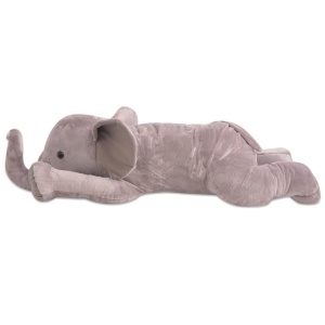 Elefant de pluș de jucărie XXL, 120 cm - Img 2