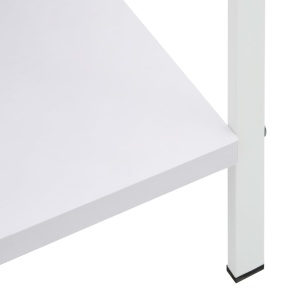 Etajeră cărți cu 3 rafturi, alb, 60 x 27,6 x 90,5 cm, PAL - Img 5