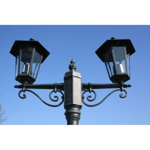 Felinar de grădină Brighton cu 2 brațe 215 cm Verde - Img 6