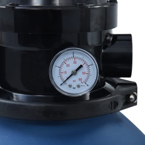 Filtru cu nisip pentru piscină supapă 4 poziții albastru 300 mm - Img 5