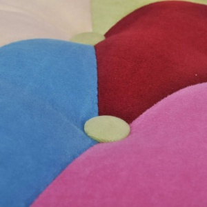 Fotoliu franțuzesc, model mozaic, material textil - Img 2