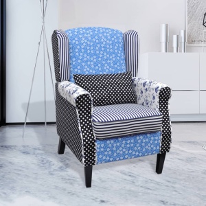 Fotoliu, model Patchwork, material textil