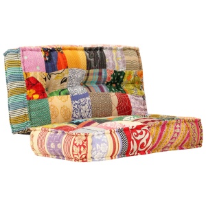 Fotoliu puf, 100 x 100 x 20 cm, model petice, material textil - Img 9