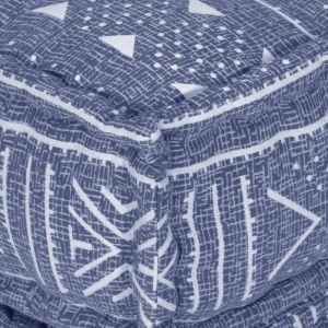 Fotoliu puf modular, indigo, material textil - Img 3