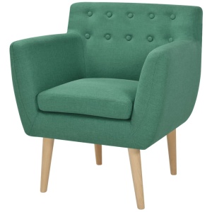 Fotoliu, verde, material textil