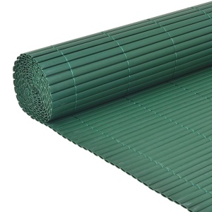 Gard de grădină cu două fețe, verde, 90 x 300 cm, PVC - Img 4