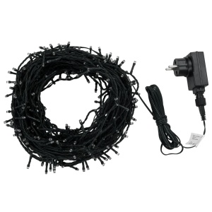 Instalație 600 LED-uri, interior/exterior IP44 60 m, alb rece - Img 2