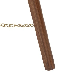 Lampă de podea cu trepied, 97 cm, lemn masiv de mango - Img 9