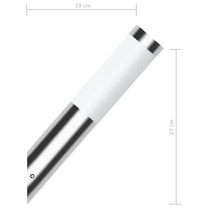 Lampă RVS rezistentă la apă pentru interior și exterior 6 x 36 cm - Img 11