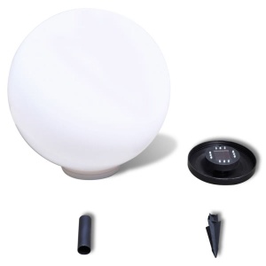 Lampă solară pentru grădină Sferică Lumină LED 50 cm cu Suport ascuţit - Img 4