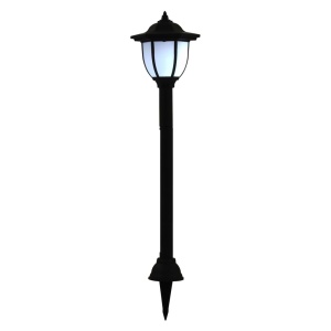 Lămpi solare de exterior cu LED, 6 buc., negru - Img 4