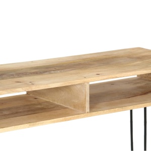 Masă consolă, 115 x 35 x 76 cm, lemn masiv de mango - Img 8