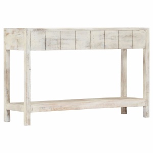 Masă consolă, 120 x 35 x 75 cm, lemn masiv de mango - Img 12