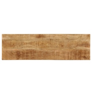 Masă consolă, 120 x 35 x 76 cm, lemn masiv mango & oțel - Img 4