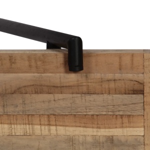 Masă consolă, 120 x 35 x 81 cm, lemn de tec reciclat - Img 7
