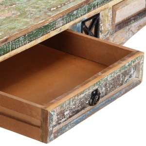 Masă consolă, 120 x 40 x 75 cm, lemn masiv reciclat - Img 6