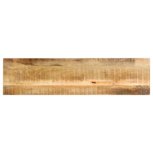 Masă consolă, 140 x 35 x 76 cm, lemn masiv de mango nefinisat - Img 4
