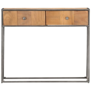 Masă consolă, 90 x 30 x 75 cm, lemn masiv reciclat - Img 4