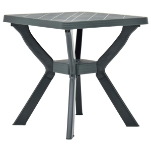 Masă de bistro, verde, 70 x 70 x 72 cm, plastic - Img 3