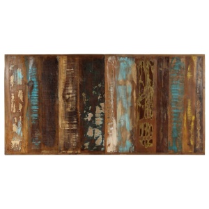 Masă de bucătărie, 140 x 70 x 75 cm, lemn masiv reciclat - Img 8