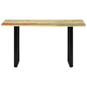 Masă de bucătărie, 140 x 70 x 76 cm, lemn masiv reciclat - Img 3