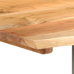 Masă de bucătărie, 160 x 80 x 76 cm, lemn masiv de acacia - Img 8