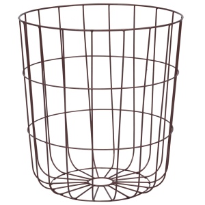 Măsuță de cafea, arămiu, Ø 39,5 cm, MDF - Img 3