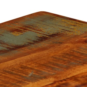 Măsuță de cafea cu raft, 100 x 60 x 35 cm, lemn masiv reciclat - Img 5