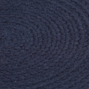 Naproane, 6 buc., bleumarin, 38 cm, bumbac, rotund - Img 3