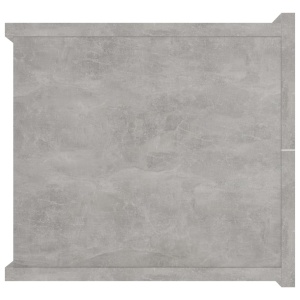 Noptiere, 2 buc., gri beton, 40 x 30 x 30 cm, PAL - Img 5