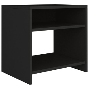 Noptiere, 2 buc., negru, 40 x 30 x 40 cm, PAL - Img 4