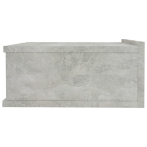 Noptiere suspendate, 2 buc., gri beton, 40x30x15 cm, PAL - Img 7