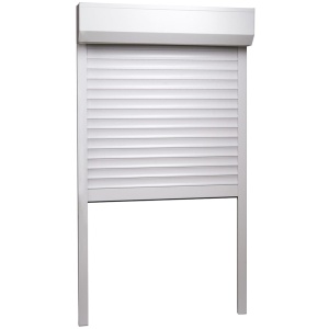 Oblon rulant, alb, 100 x 210 cm, aluminiu - Img 3