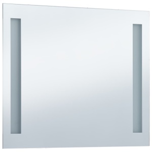 Oglindă de perete de baie cu LED, 60 x 50 cm - Img 3